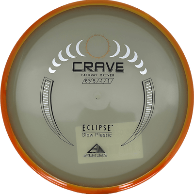 Axiom Crave Axiom Crave - Eclipse / 167g - Glow w/ Yellow/Orange Marble Rim (Chrome) - Skyline Disc Golf