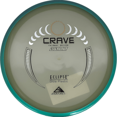 Axiom Crave Axiom Crave - Eclipse / 168g - Glow w/ Teal Rim (Chrome) - Skyline Disc Golf