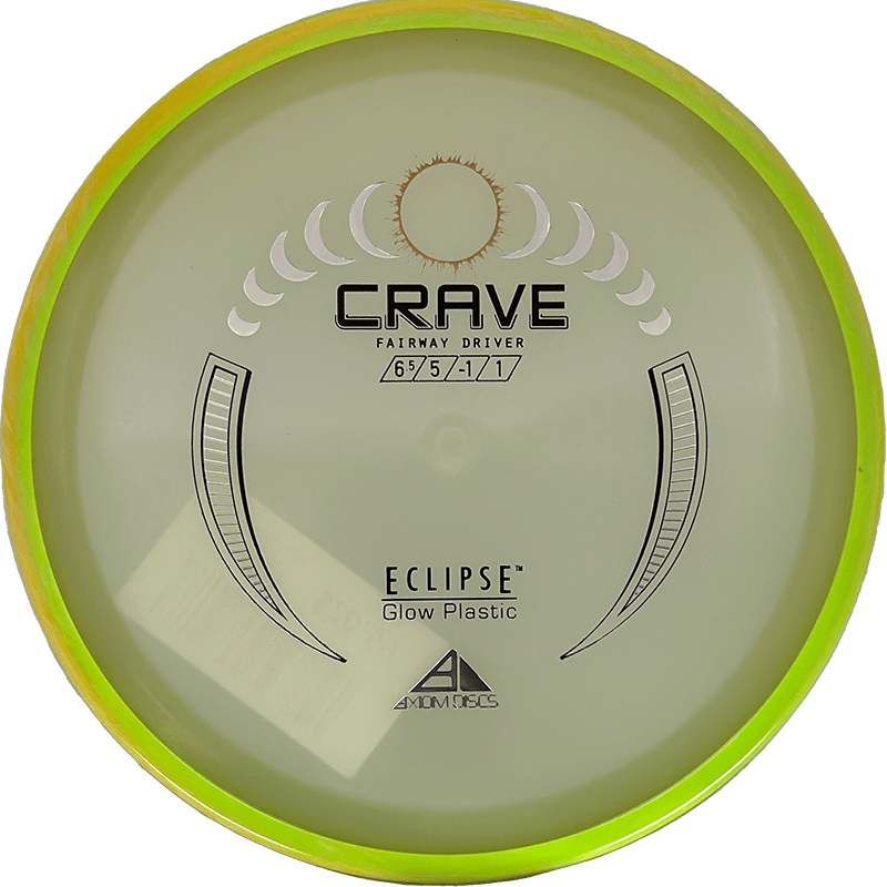 Axiom Crave Axiom Crave - Eclipse / 168g - Glow w/ Yellow/Chartreuse Rim (Chrome) - Skyline Disc Golf