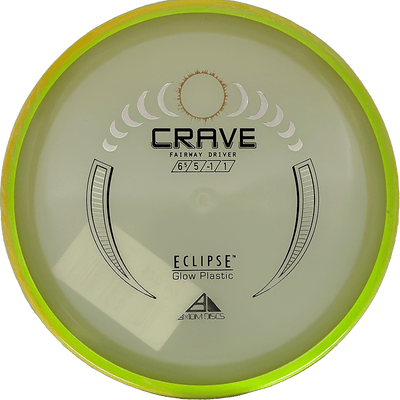 Axiom Crave Axiom Crave - Eclipse / 168g - Glow w/ Yellow/Chartreuse Rim (Chrome) - Skyline Disc Golf