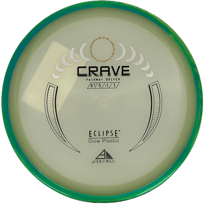 Axiom Crave Axiom Crave - Eclipse / 169g - Glow w/ Blue/Green Rim (Chrome) - Skyline Disc Golf