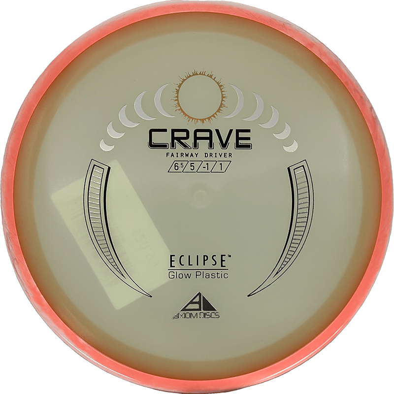 Axiom Crave Axiom Crave - Eclipse / 171g - Glow w/ Peach Marble Rim (Chrome) - Skyline Disc Golf