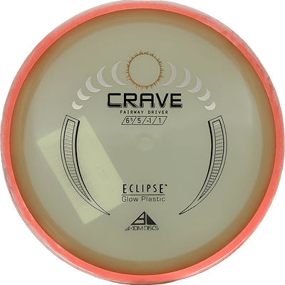 Axiom Crave Axiom Crave - Eclipse / 171g - Glow w/ Peach Marble Rim (Chrome) - Skyline Disc Golf