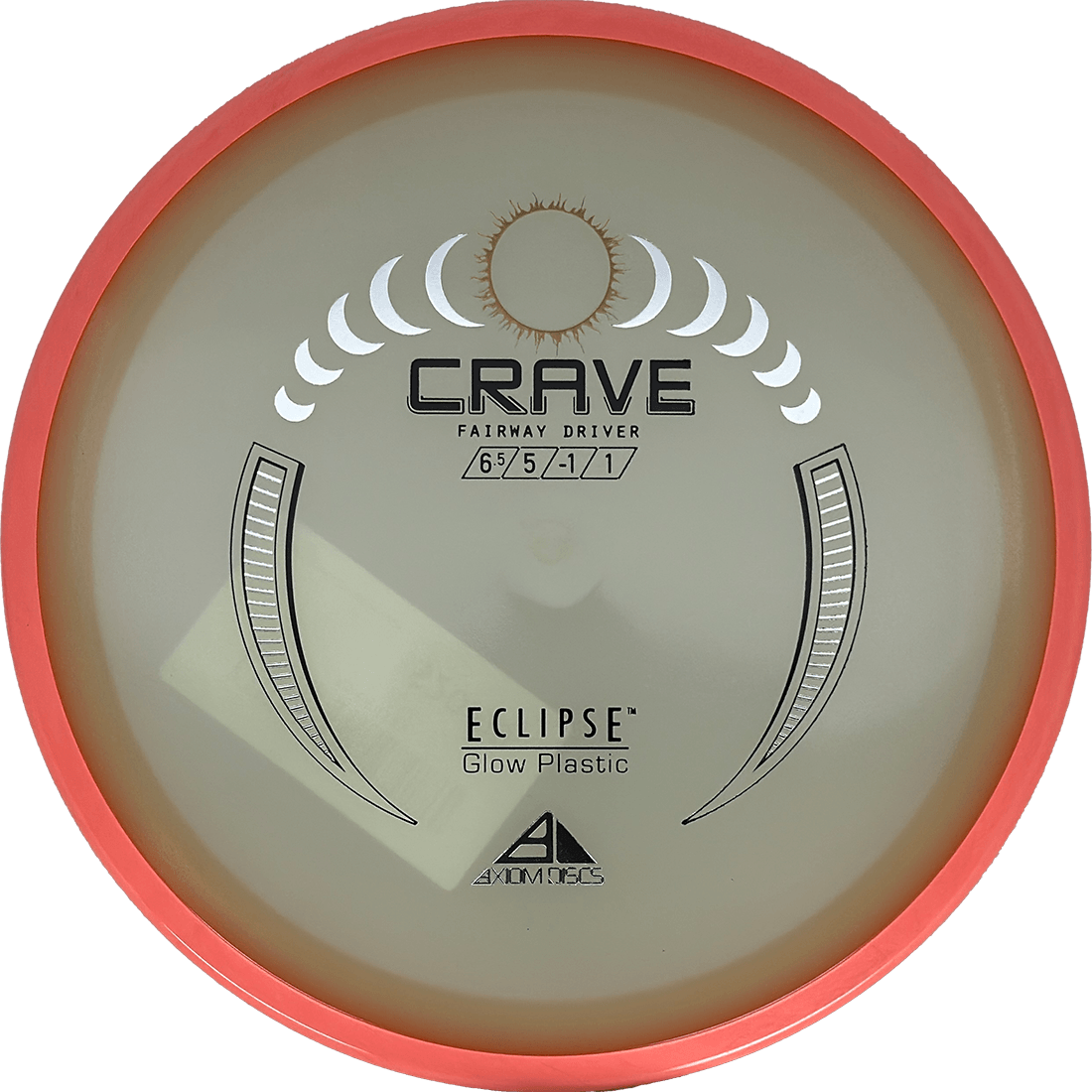 Axiom Crave Axiom Crave - Eclipse / 172g - Glow w/ Hot Peach Rim (Chrome) - Skyline Disc Golf