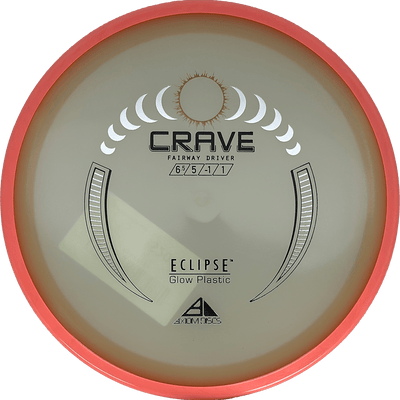 Axiom Crave Axiom Crave - Eclipse / 172g - Glow w/ Hot Peach Rim (Chrome) - Skyline Disc Golf