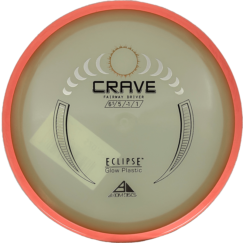 Axiom Crave Axiom Crave - Eclipse / 172g - Glow w/ Peach Rim (Chrome) - Skyline Disc Golf