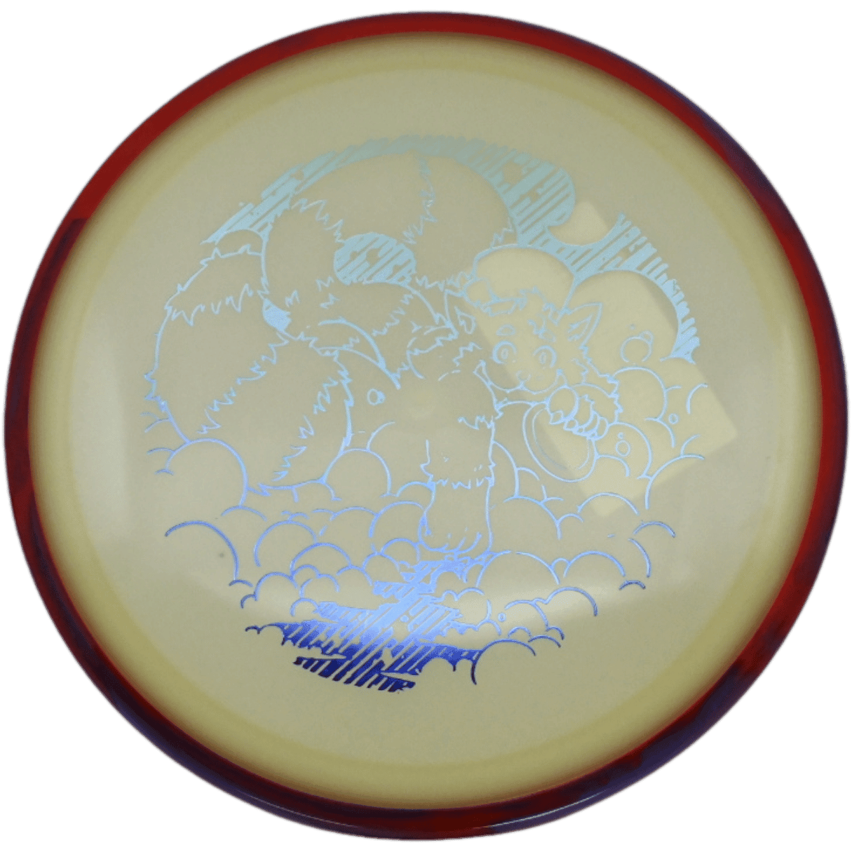 Axiom Crave Axiom Crave - Eclipse / 172g - Glow w/ Red/Dark Marble Rim (Blues Foil - Skooba's Art Edition) - Skyline Disc Golf