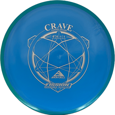 Axiom Crave Axiom Crave - Fission / 163g - Blue w/ Blue Green Rim (Gray) - Skyline Disc Golf