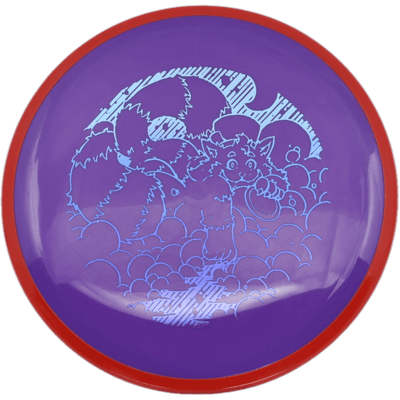 Axiom Crave Axiom Crave - Neutron / 173g - Purple w/ Red Rim (Light Blue/Purple Foil - Skooba's Art Edition) - Skyline Disc Golf