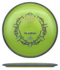 Axiom Crave - Plasma / 174g - Lemon w/ Gray Marble Rim (Chrome) - Skyline Disc Golf