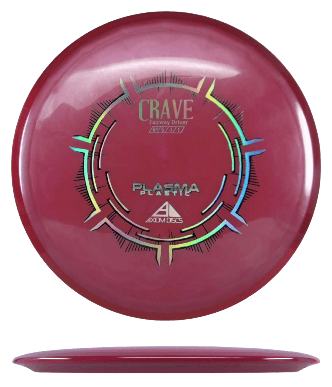 Axiom Crave Axiom Crave - Plasma / 159g - Red w/ Red Rim (Chrome) - Skyline Disc Golf