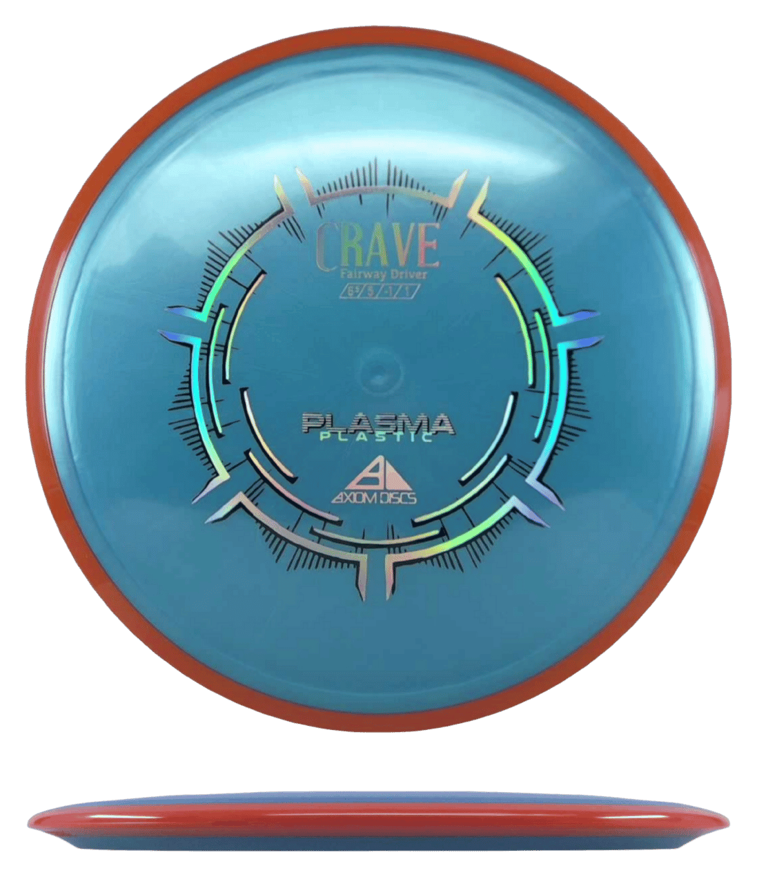 Axiom Crave Axiom Crave - Plasma / 161g - Blue w/ Orange Rim (Chrome) - Skyline Disc Golf