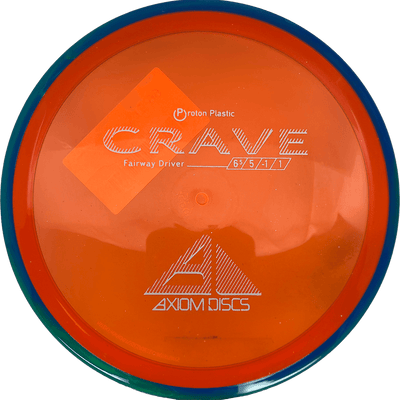 Axiom Crave Axiom Crave - Proton / 159g - Orange w/ Blue Rim (Gray) - Skyline Disc Golf