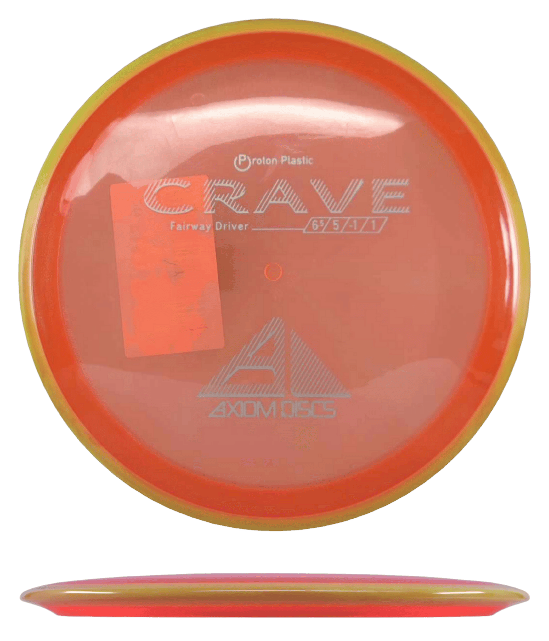 Axiom Crave Axiom Crave - Proton / 162g - Orange w/ Yellow Orange Rim (White) - Skyline Disc Golf