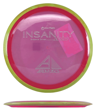 Axiom Crave Axiom Crave - Proton / 175g - Pink w/ Yellow/Orange Marble Rim (White) - Skyline Disc Golf