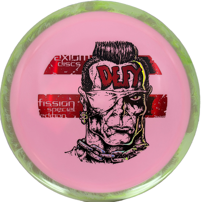 Axiom Defy Axiom Defy - Fission - Special Edition / 167g - Pink w/ Mustard Marble Rim (Special Edition) - Skyline Disc Golf