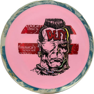 Axiom Defy Axiom Defy - Fission - Special Edition / 173g - Pink w/ Blue/Off-White Marble Rim (Special Edition) - Skyline Disc Golf