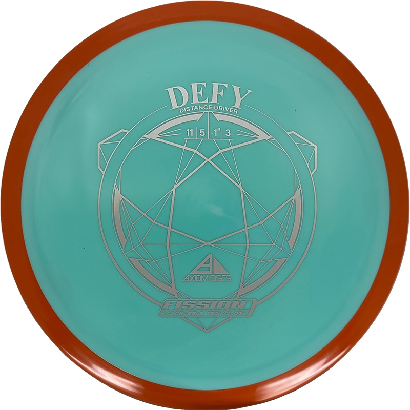 Axiom Defy Axiom Defy - Fission / 161g - Mint w/ Red Orange Rim (Gray) - Skyline Disc Golf