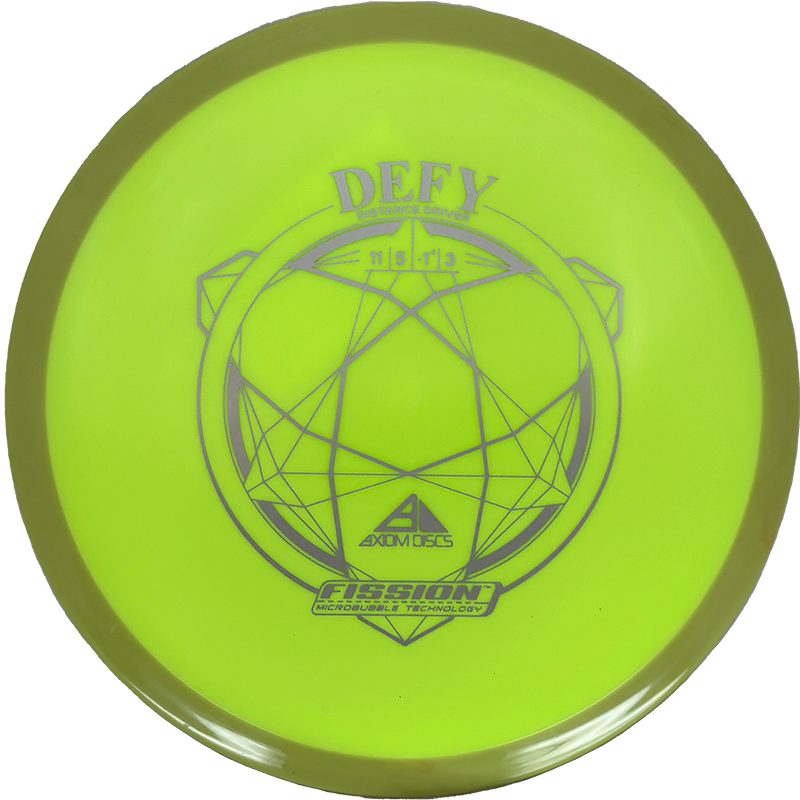 Axiom Defy Axiom Defy - Fission / 162g - Bright Yellow w/ Honey Mustard Rim (Gray) - Skyline Disc Golf