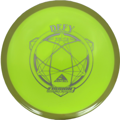 Axiom Defy Axiom Defy - Fission / 162g - Bright Yellow w/ Honey Mustard Rim (Gray) - Skyline Disc Golf