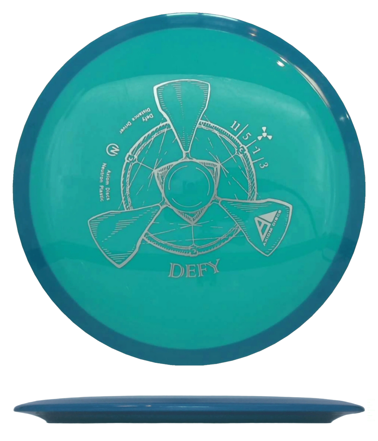 Axiom Defy - Neutron / 175g - Sky Blue w/ Blue Rim (Gray) - Skyline Disc Golf