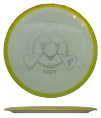 Axiom Defy - Neutron / 168g - White w/ Mustard Rim (Gray) - Skyline Disc Golf