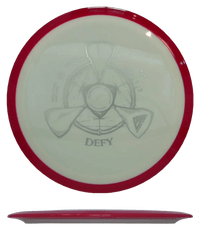 164g - White w/ Red Rim (Gray) Neutron Axiom Defy - Skyline Disc Golf