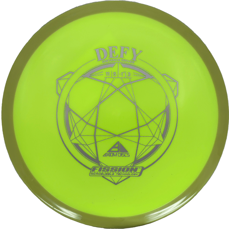 Axiom Defy Axiom Defy - Fission / 162g - Bright Yellow w/ Honey Mustard Rim (Gray) - Skyline Disc Golf