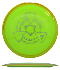 Axiom Delirium - Neutron / 173g - Chartreuse w/ Yellow Marble Rim (Silver) - Skyline Disc Golf