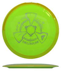 173g - Chartreuse w/ Yellow Marble Rim (Silver) Neutron Axiom Delirium - Skyline Disc Golf