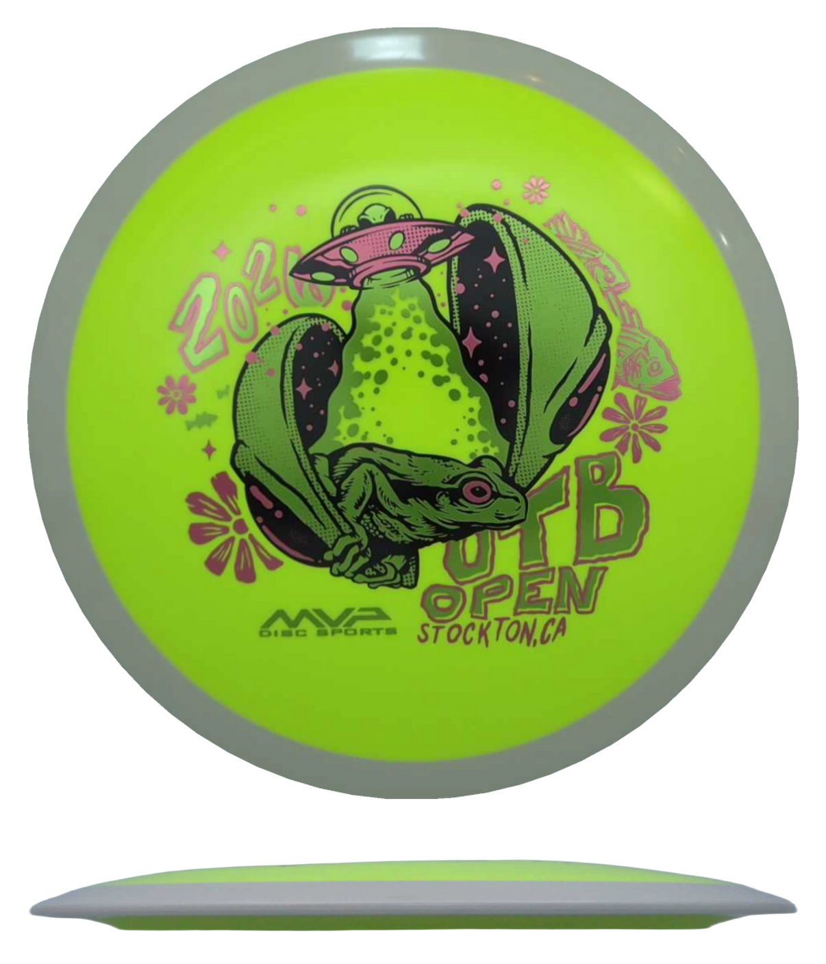 Axiom Delirium - Fission - OTB Open Edition / 172g - Chartreuse w/ Off-White Rim (OTB Open Edition) - Skyline Disc Golf