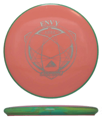163g - Hot Melon w/ Green Rim (Silver) Fission Axiom Envy - Skyline Disc Golf