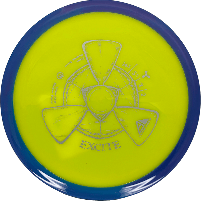 Axiom Excite Axiom Excite - Neutron / Unstamped - Yellow w/ Blue Rim (Gray) - Skyline Disc Golf