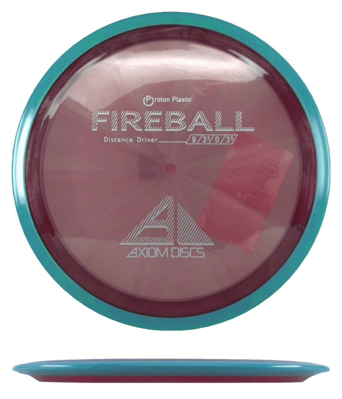 Axiom Fireball Axiom Fireball - Proton / 170g - Red w/ Blue Green Rim (White) - Skyline Disc Golf