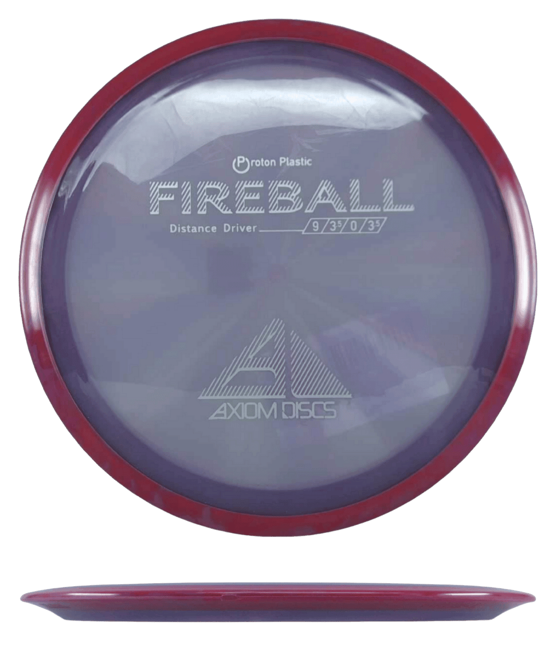 Axiom Fireball Axiom Fireball - Proton / 170g - Violet w/ Red/Magenta Marble Rim (White) - Skyline Disc Golf