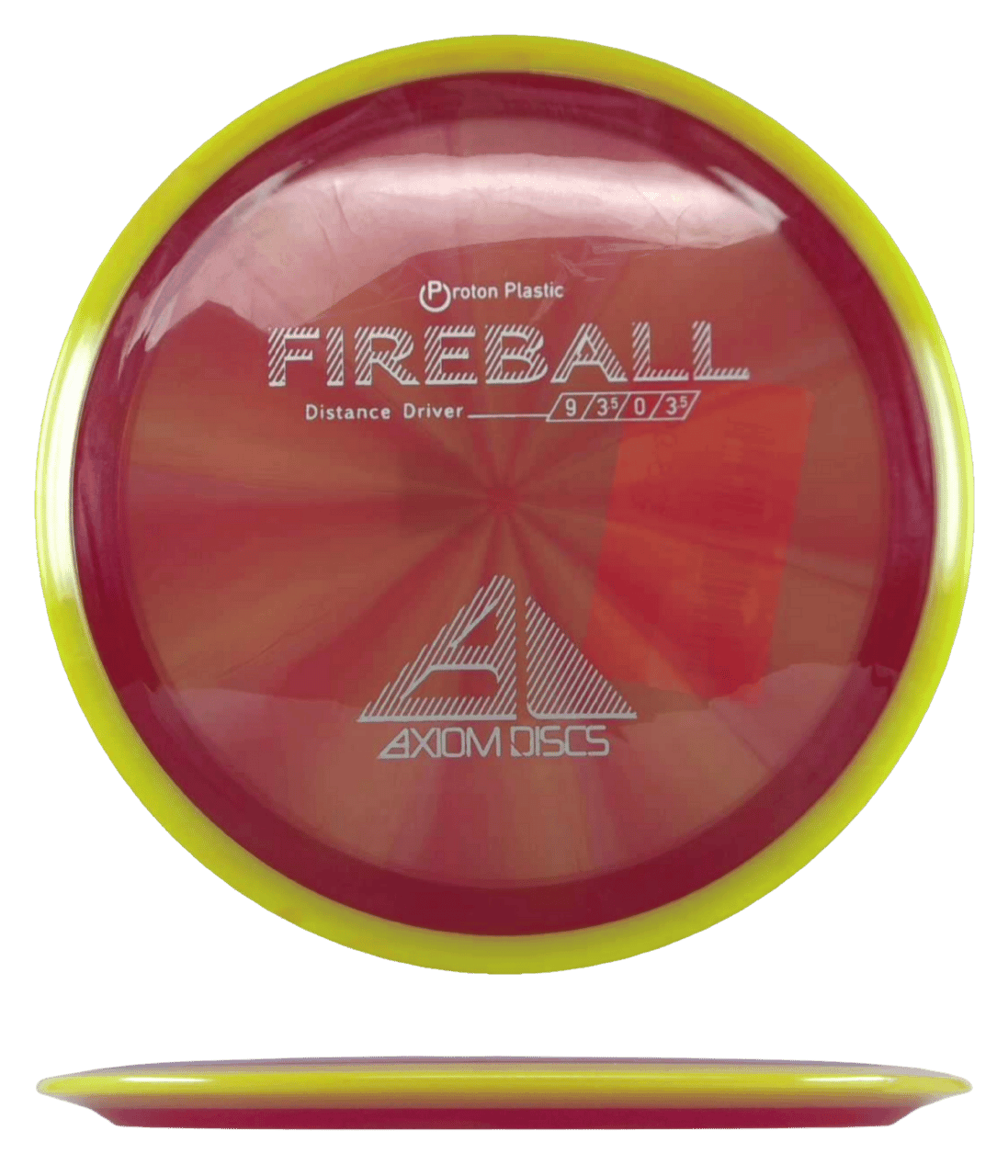 Axiom Fireball Axiom Fireball - Proton / 159g - Red w/ Goldenrod Rim (White) - Skyline Disc Golf