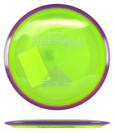 Axiom Fireball Axiom Fireball - Proton / 162g - Chartreuse w/ Magenta Marble Rim (White) - Skyline Disc Golf