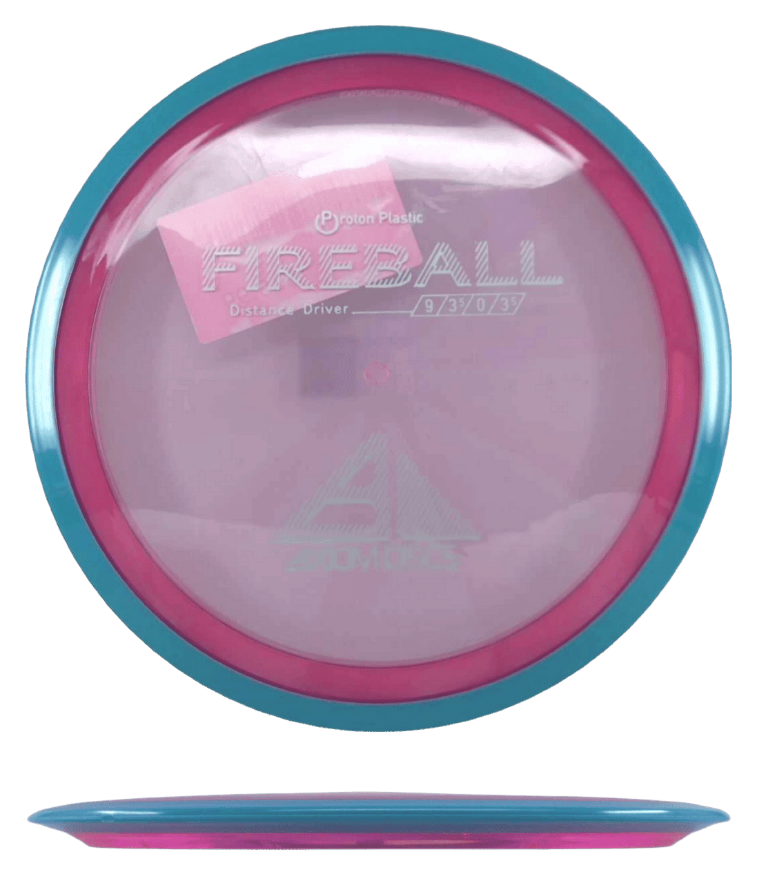 Axiom Fireball Axiom Fireball - Proton / 169g - Pink w/ Sky Blue Rim (White) - Skyline Disc Golf