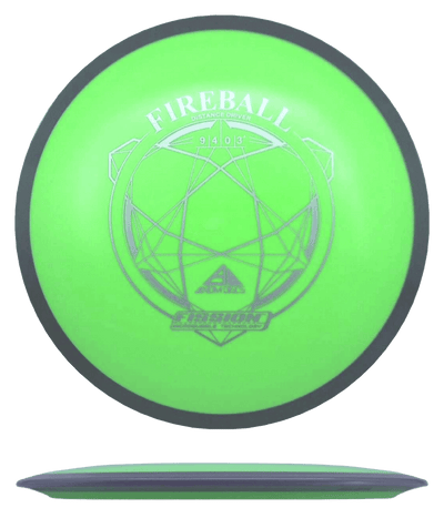 Axiom Fireball Axiom Fireball - Fission / 153g - Chartreuse w/ Gray Rim (Silver) - Skyline Disc Golf