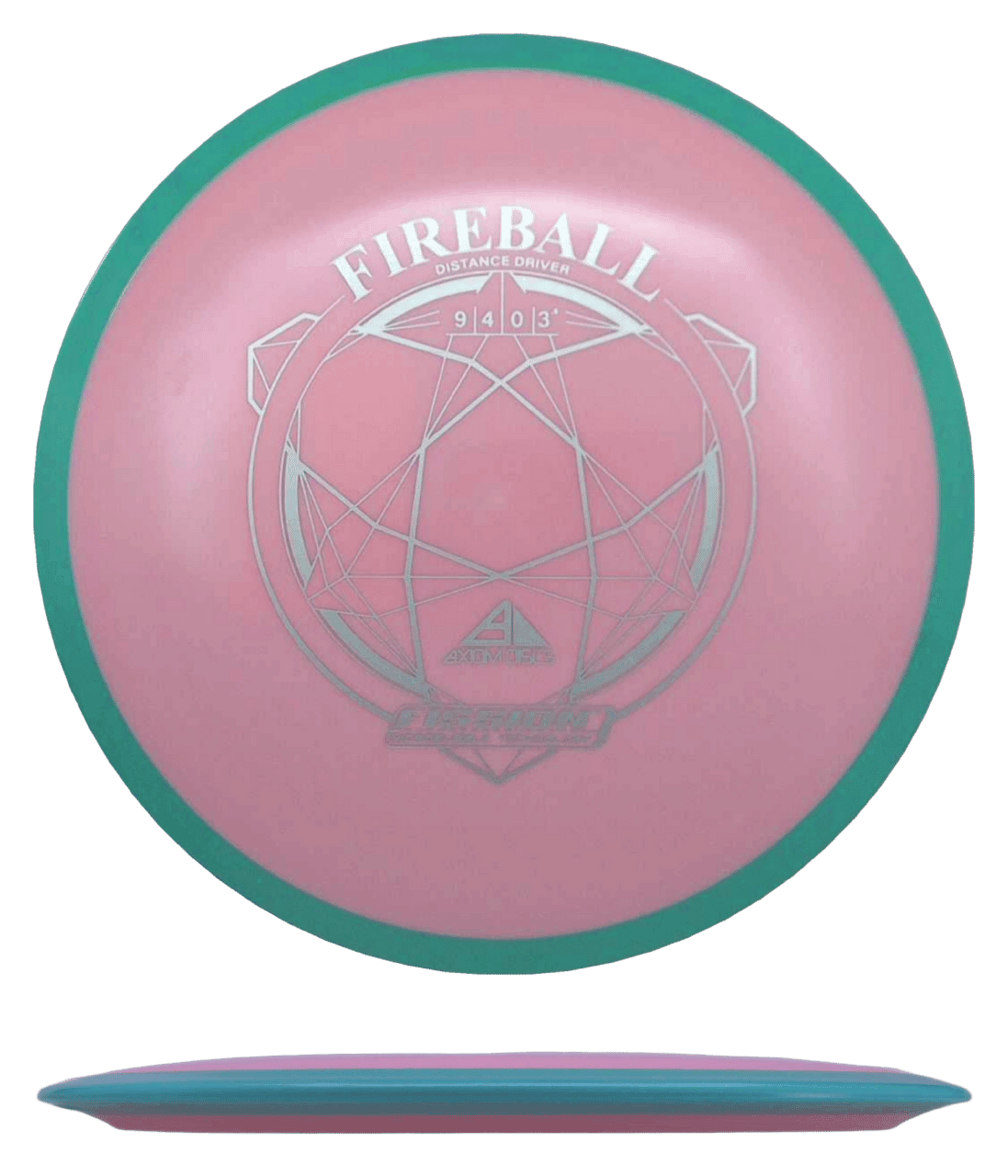 Axiom Fireball Axiom Fireball - Fission / 154g - Pink w/ Teal Rim (Silver) - Skyline Disc Golf