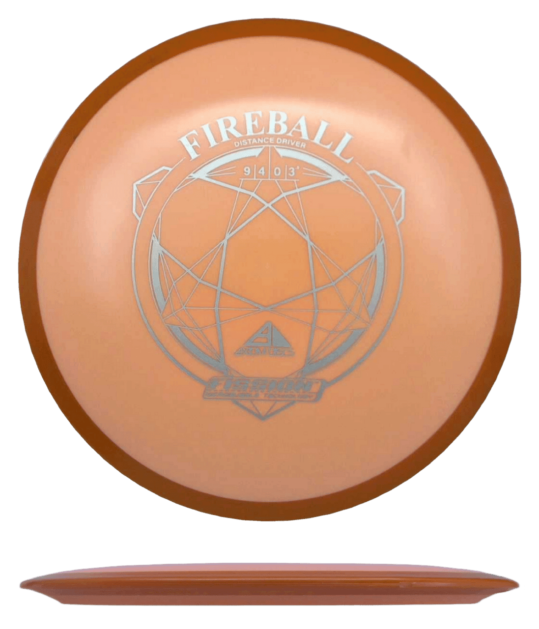 Axiom Fireball Axiom Fireball - Fission / 155g - Peach w/ Orange Rim (Silver) - Skyline Disc Golf