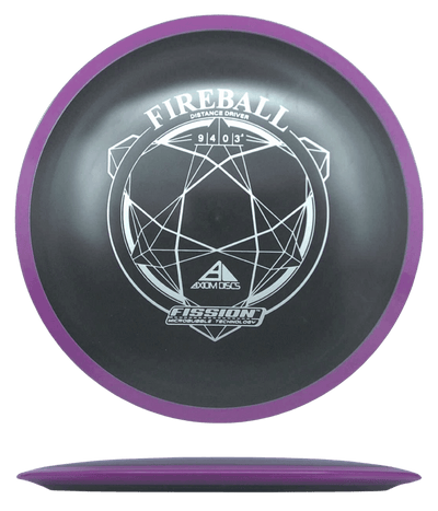 Axiom Fireball Axiom Fireball - Fission / 163g - Black w/ Lavender Rim (Silver) - Skyline Disc Golf