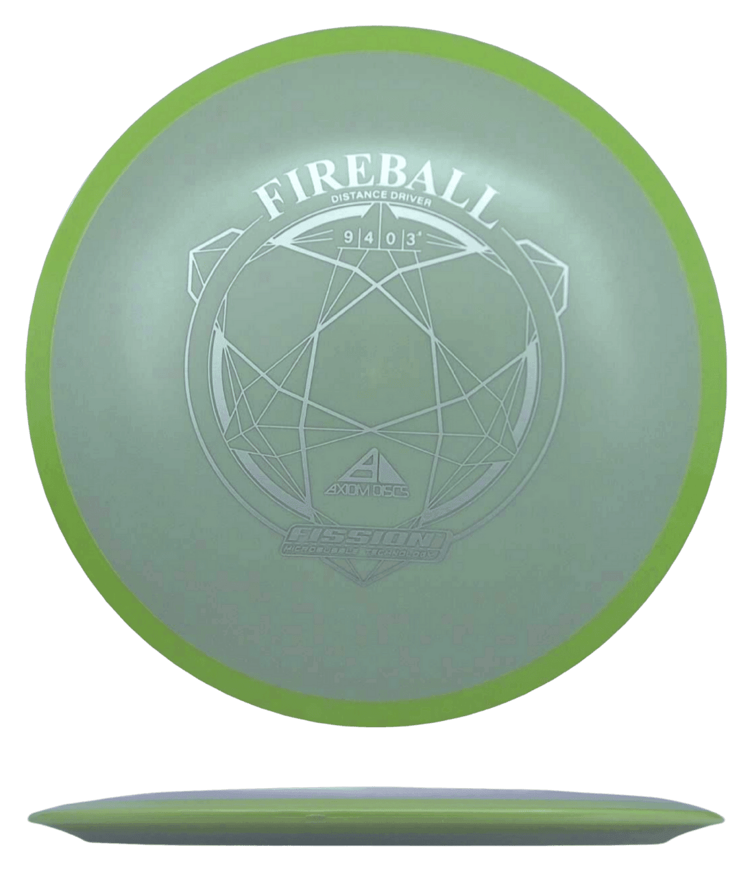 Axiom Fireball Axiom Fireball - Fission / 166g - Off-White/Sand Rim (Silver) - Skyline Disc Golf