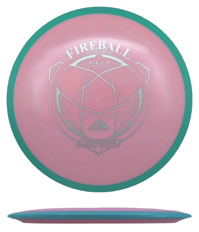 Axiom Fireball - Fission / 154g - Pink w/ Teal Rim (Silver)