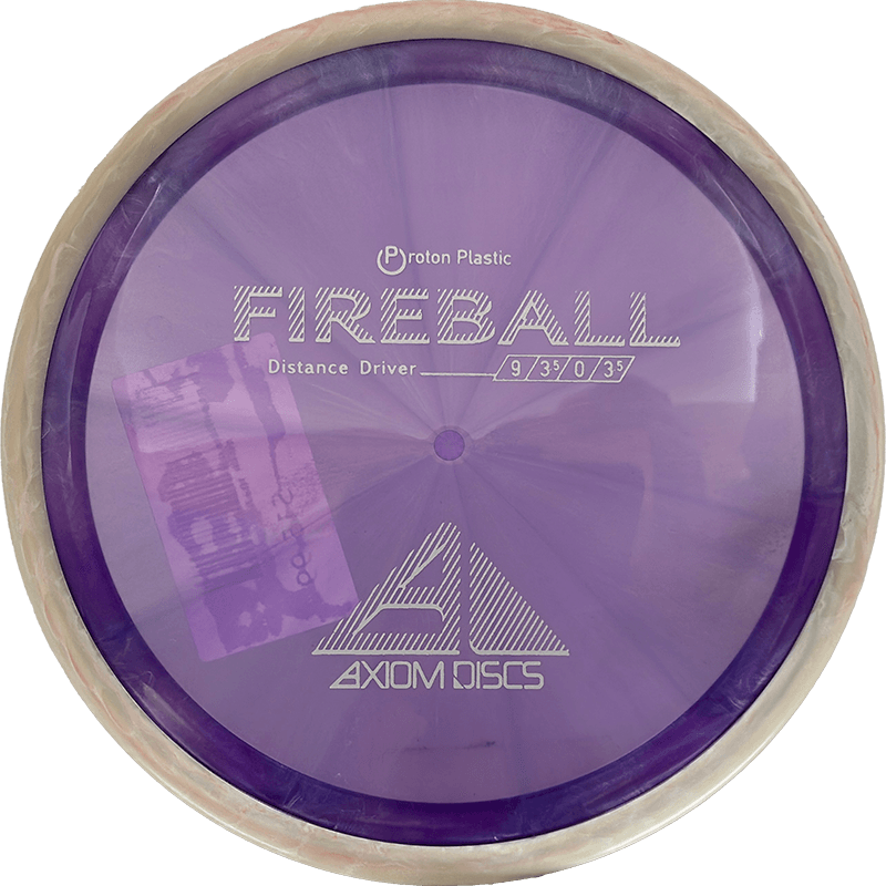 Axiom Fireball Axiom Fireball - Proton / 171g - Purple w/ Sand Marble Rim (Silver) - Skyline Disc Golf