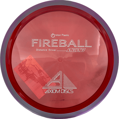 Axiom Fireball Axiom Fireball - Proton / 172g - Red w/ Violet/Gray Marble Rim (Silver) - Skyline Disc Golf