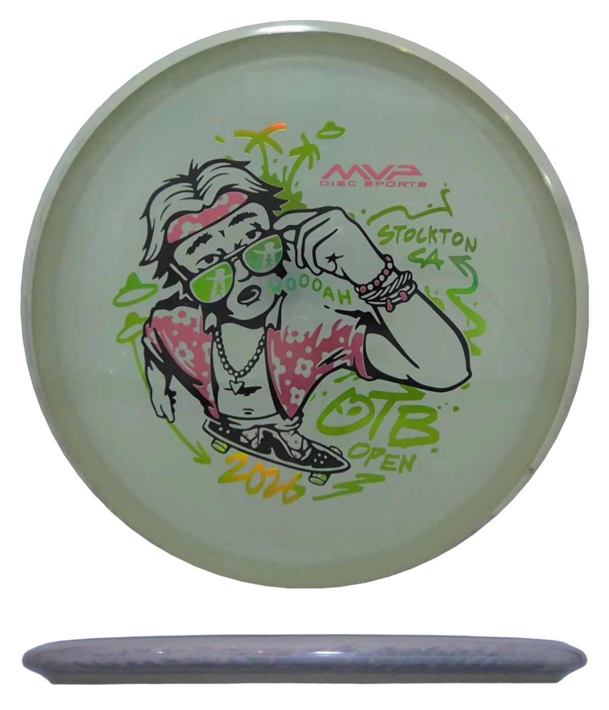 Axiom Hex - Particle Proton Soft / 177g - Clear w/ White Rim (OTB Open Edition) - Skyline Disc Golf