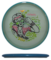 Axiom Hex - Particle Proton Soft / 177g - Clear w/ Teal Rim (OTB Open Edition) - Skyline Disc Golf