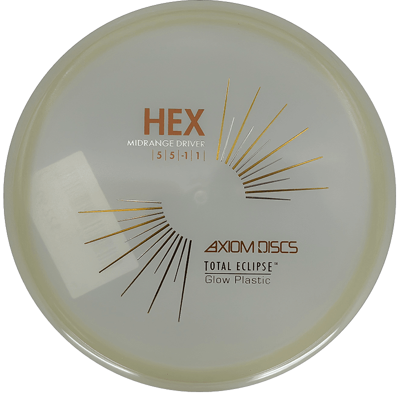 177g - Glow (Copper) Total Eclipse Axiom Hex - Skyline Disc Golf