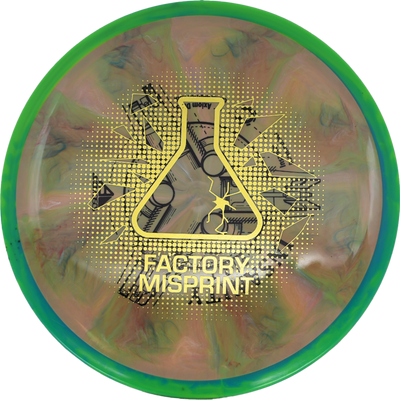 Axiom Insanity Axiom Insanity - Cosmic Neutron / 156g - Pink/Green Burst w/ Blue/Green Marble Rim (Factory Second) - Skyline Disc Golf